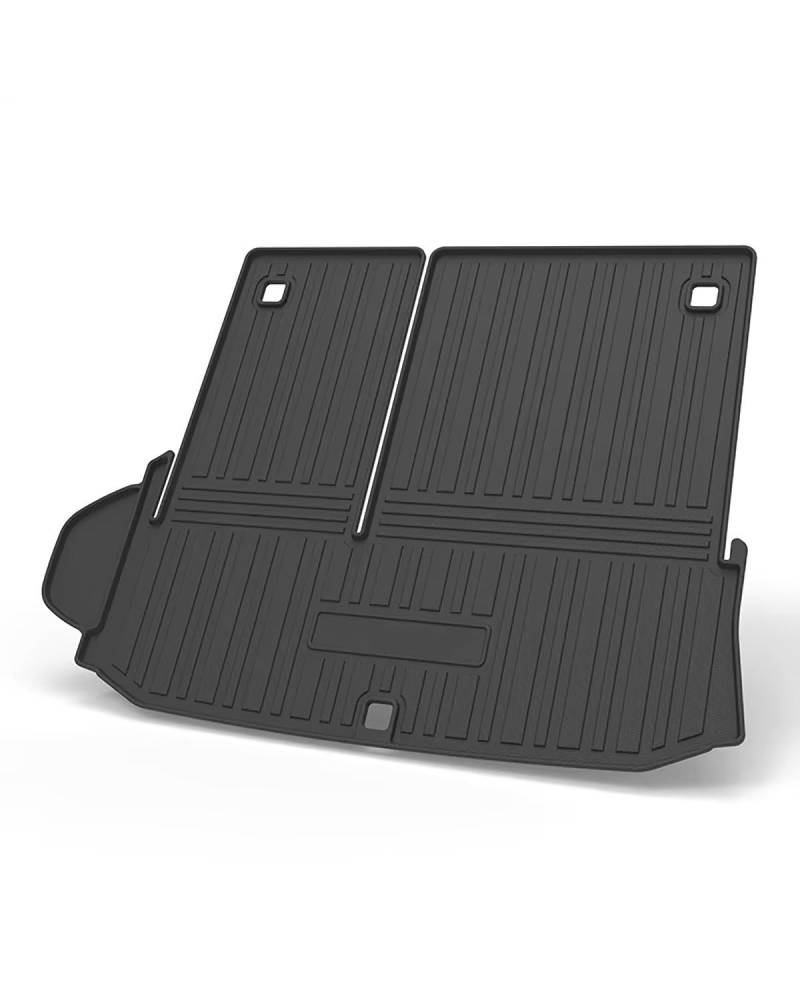 Boot Mat Für Toyota Für Highlander Für XU70 Für Refit 2020-2022 Zubehör Auto Liner Hinteren Koffer Cargo Boot TPO Stamm Matte Boden Fach Schlamm Kick Teppich Kofferraummatte(Side no Speaker) von NBHGFF