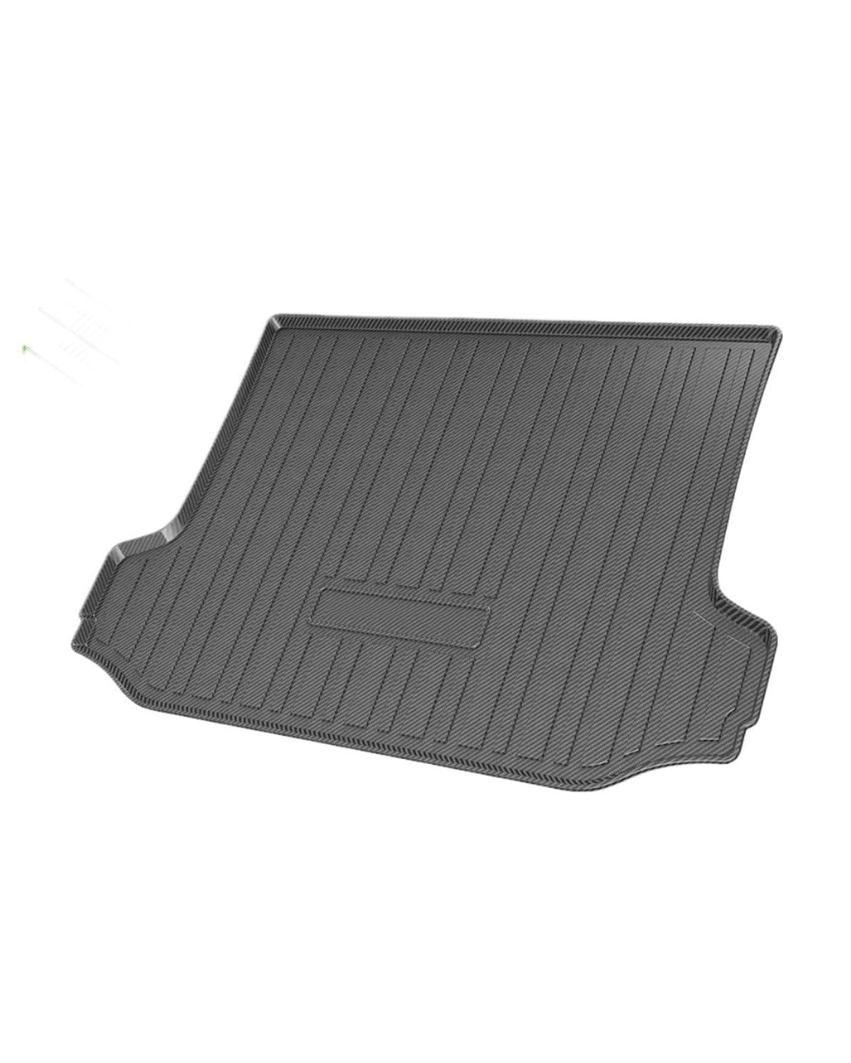 Boot Mat Für Toyota Für RAV4 2009 2010 2011 2012 2013 Auto Hinten Stamm Abdeckung Matte Gummi TPV Wasserdicht Nicht-Slip Fracht Carbon Faser Muster Liner Kofferraummatte von NBHGFF