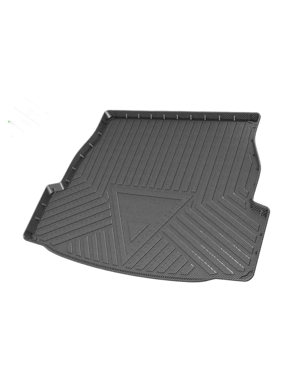 Boot Mat Für Toyota Für RAV4 2009-2021 Auto Hinten Stamm Abdeckung Matte Gummi TPV Wasserdicht Nicht-Slip Fracht Carbon Faser Muster Liner Kofferraummatte(Style 3) von NBHGFF