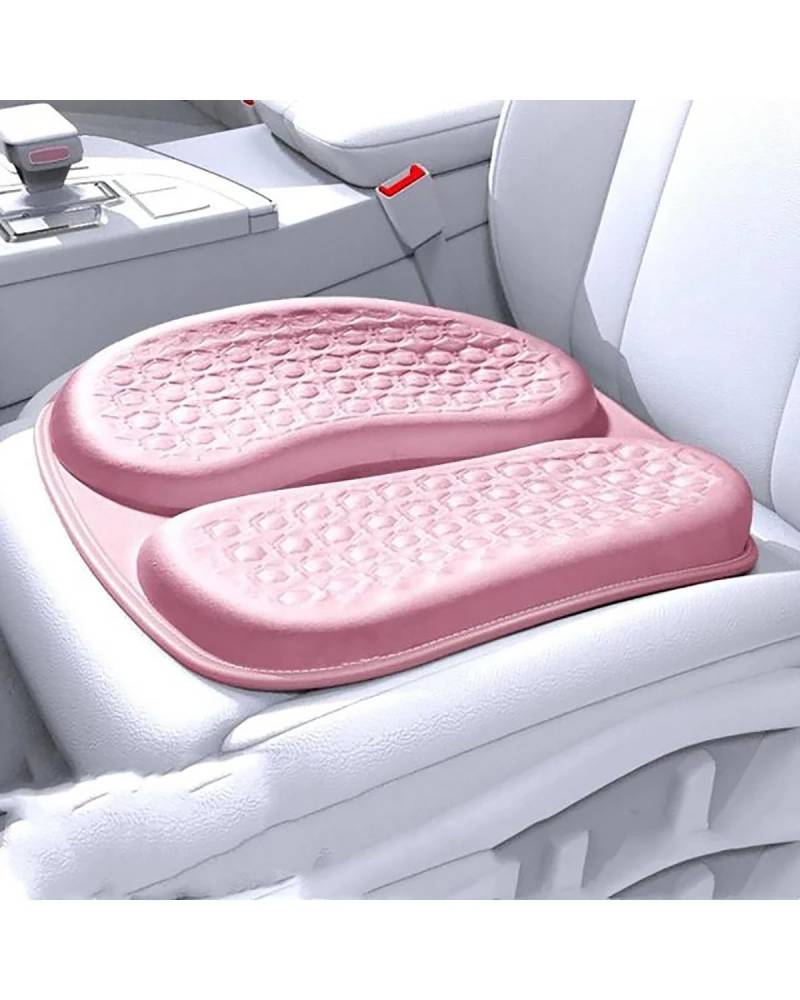 NBHGFF Auto Sitzauflagen Autositzmatte Vorderpolster Kissen Für Autositz Gel Universal Auto-Gel-Sitzkissen Pad Zubehör Sitzbezüge Sitzauflagen(-05-Pink) von NBHGFF