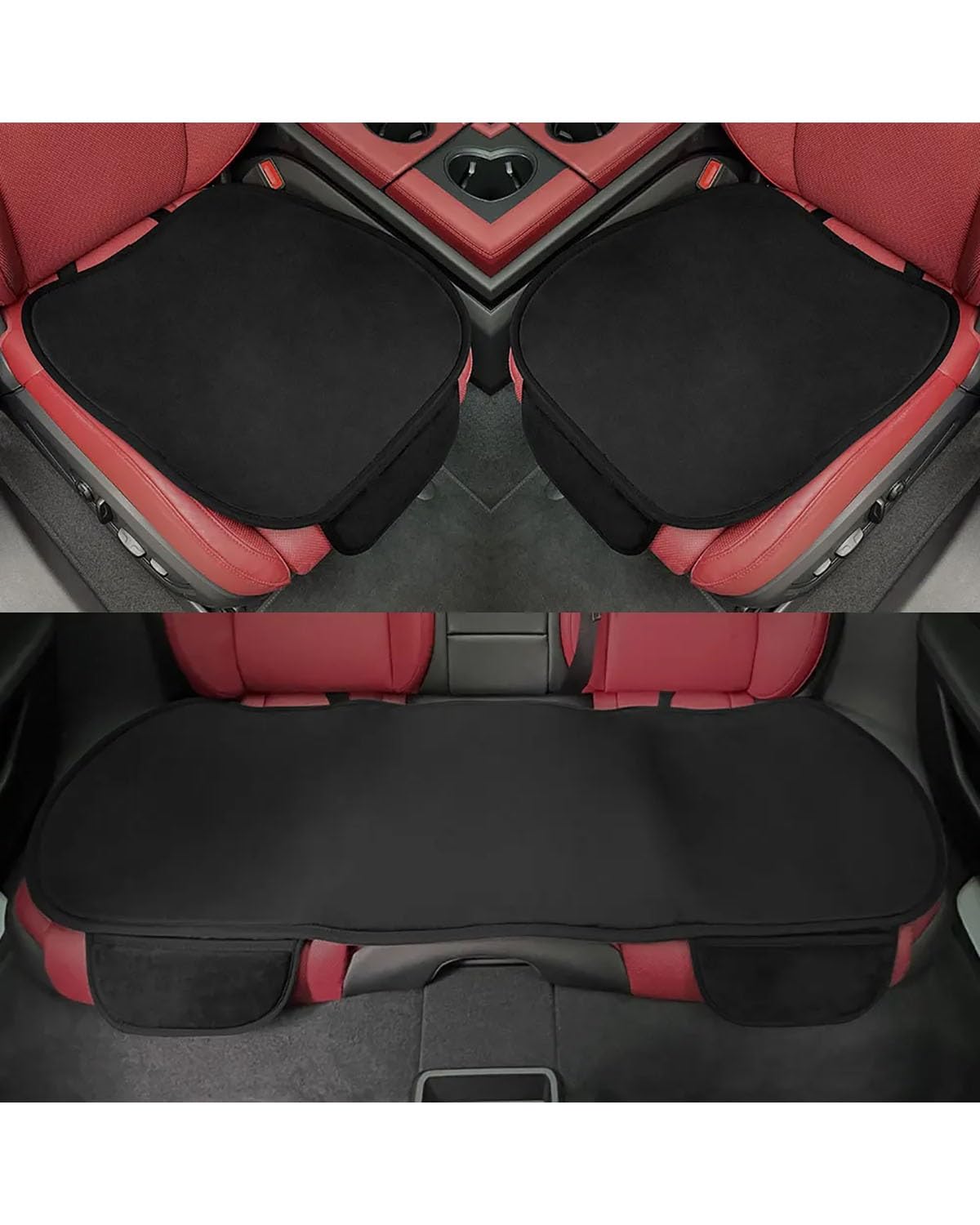 Auto Sitzauflagen Für CX-5 CX 5 KE KF AWD Skyactiv SUV CX5 3 Teile/Satz Auto Sitz Abdeckung Pad Anti-Slip Atmungsaktive Kissen Schutz Zubehör Sitzbezüge Sitzauflagen(No Logo) von NBHGFF