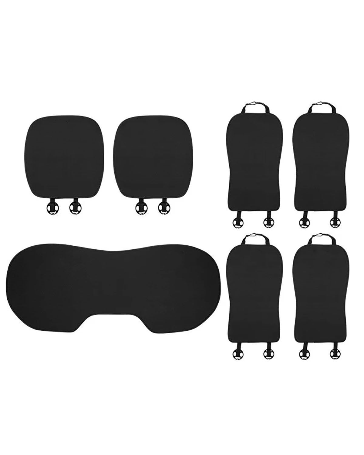 NBHGFF Auto Sitzauflagen Für Great Für Wall Tank 300 500 2022 2023 Auto Vorne Hinten Sitzkissen Protector Pad Zubehör Sitzbezüge Sitzauflagen(-04-7PCS Black) von NBHGFF