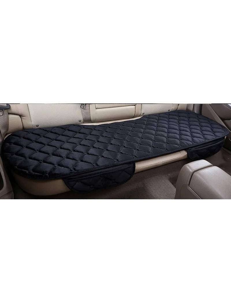 NBHGFF Auto Sitzauflagen Winter Auto Sitzbezug Universal Vorne Hinten Sitz Pad Fahrzeug Auto Sitzkissen Auto Seat Protector Sitzbezüge Paar Abdeckungen Sitzbezüge Sitzauflagen(-06-1 Black Rear) von NBHGFF