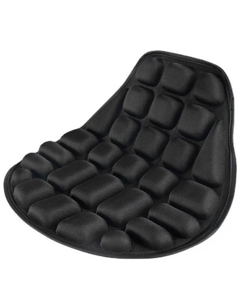 Sitzkissen Motorrad 1 Stück Motorrad 3D Comfort Gel Sitzkissen Universal Air Cover Motorrad M6X1 Motorrad Sitzpolster von NBHGFF