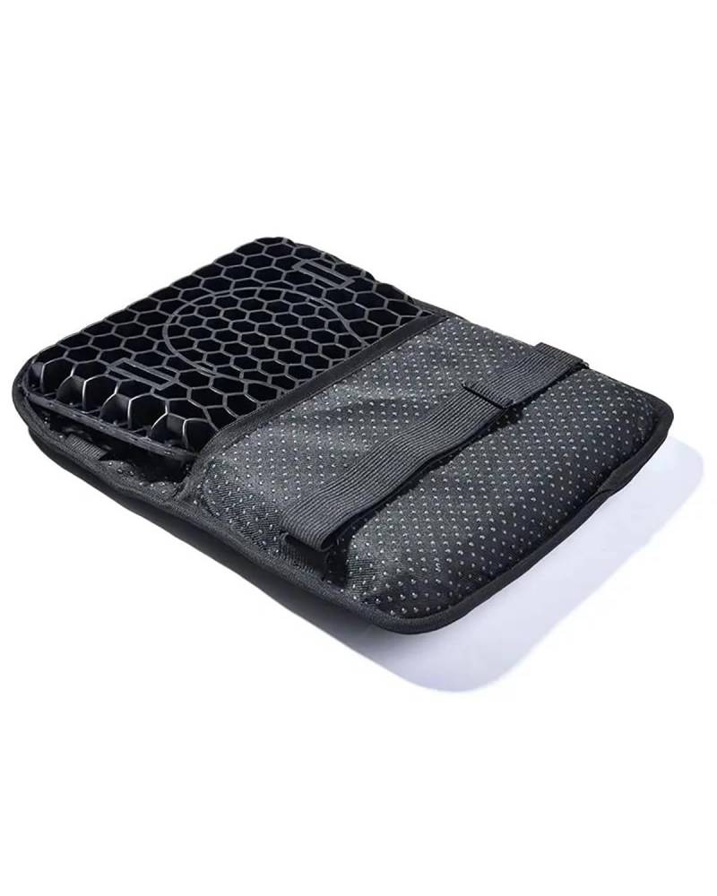 Sitzkissen Motorrad Druckentlastung Anti-Rutsch-Universal-Bequemer Sitzbezug Motorrad-Sitzkissen Gel Honeycomb Motorradzubehör Motorrad Sitzpolster von NBHGFF