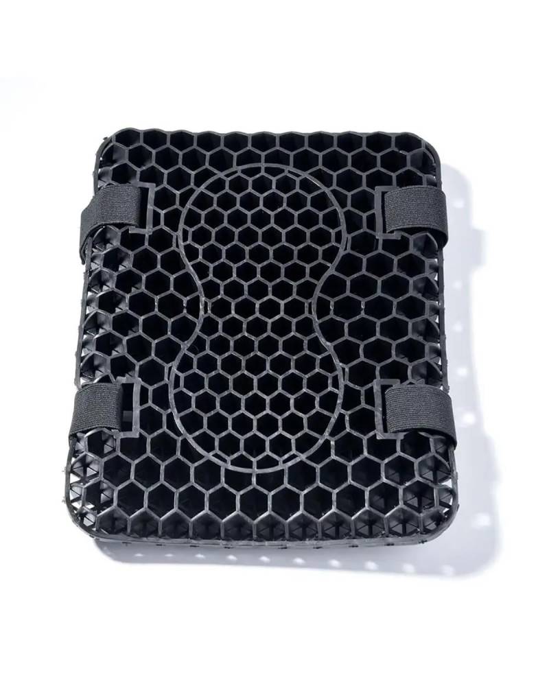 Sitzkissen Motorrad Druckentlastung Anti-Rutsch-Universal-Bequemer Sitzbezug Motorrad-Sitzkissen Gel Honeycomb Motorradzubehör Motorrad Sitzpolster von NBHGFF