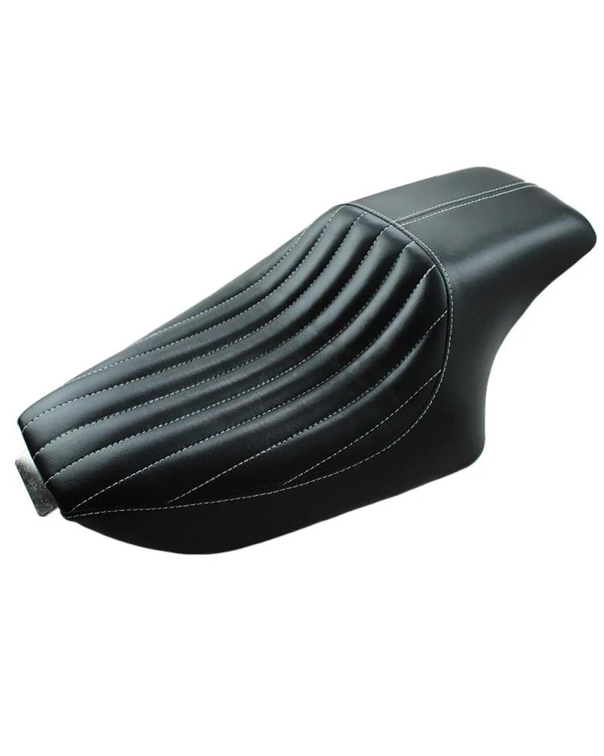 Sitzkissen Motorrad Für Sportster XL Iron 883 1200 48 2004 2005 2006 2007 2008 2009-2017 Motorrad Schwarz Two Up Fahrer Vorne Hinten Beifahrersitz Motorrad Sitzpolster(B) von NBHGFF