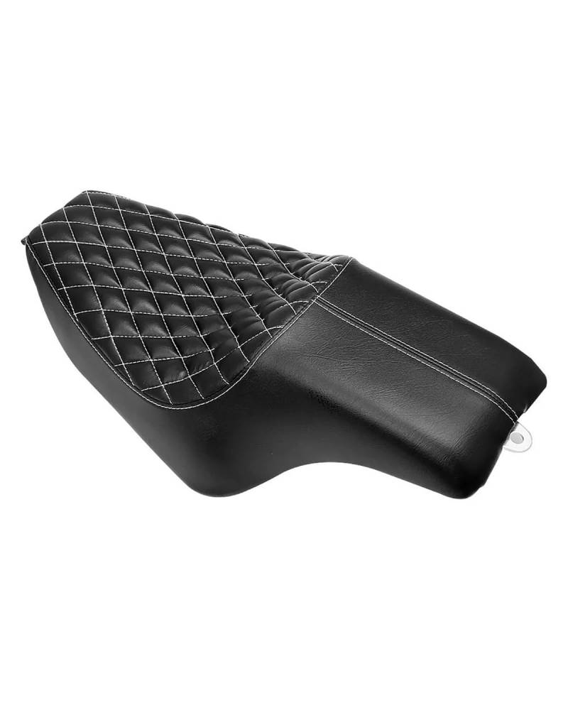 Sitzkissen Motorrad Für Sportster XL883 1200 Custom 72 48 2004 2005 2006 2007 2008-2016 Motorrad Schwarz Fahrer Vorne Hinten Beifahrersitz Zwei Sitzplätze Motorrad Sitzpolster von NBHGFF