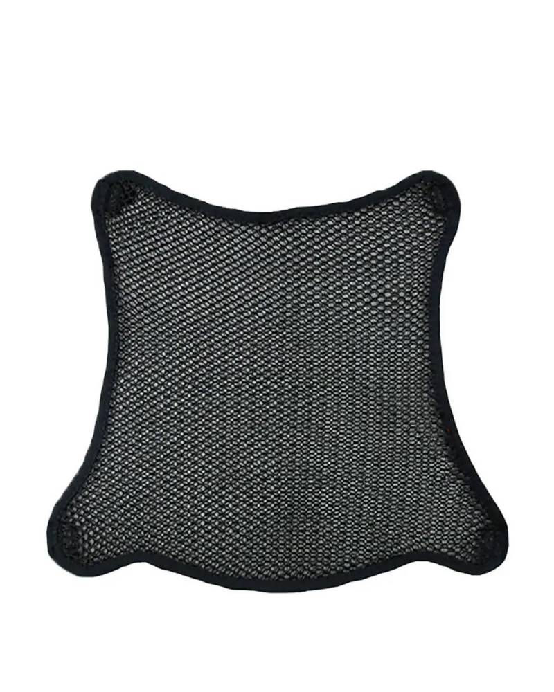 Sitzkissen Motorrad Motorrad Sommer Kühlung Sitzbezug Nicht-Slip Doppel-Schicht Sitz Mesh 3D Honeycomb Air Mesh Sitzkissen Motorrad Zubehör Motorrad Sitzpolster(L) von NBHGFF