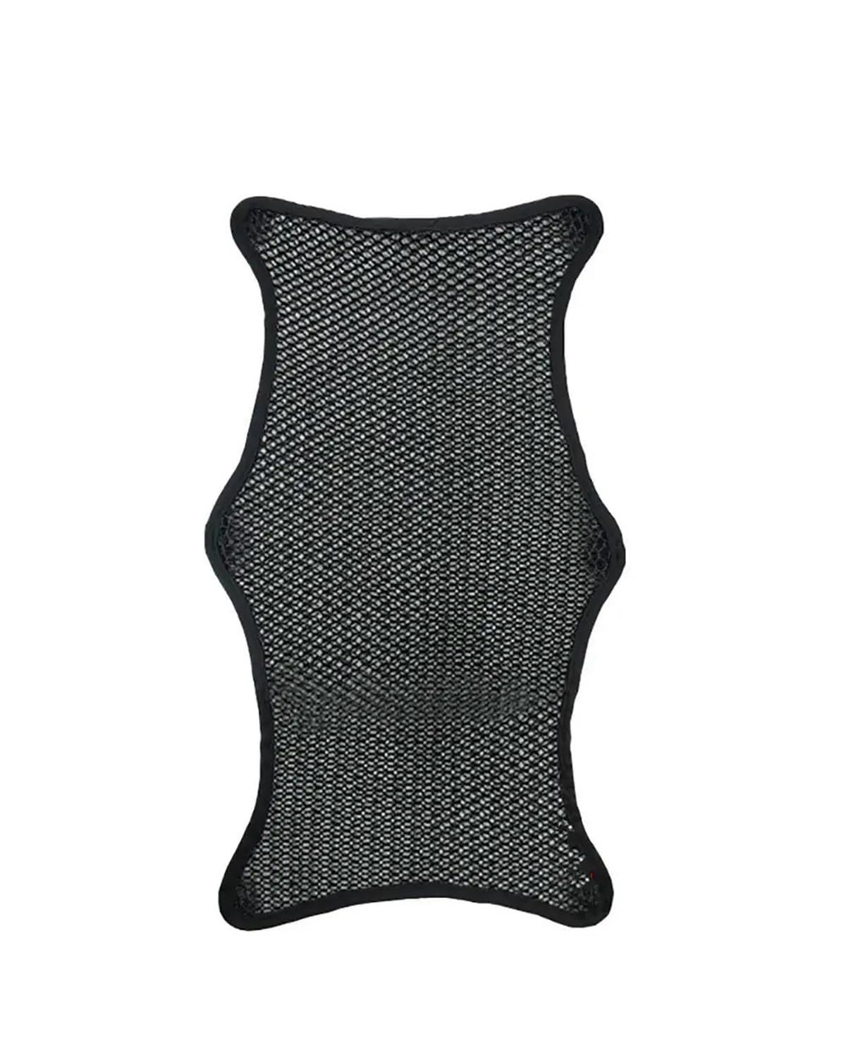 Sitzkissen Motorrad Motorrad Sommer Kühlung Sitzbezug Nicht-Slip Doppel-Schicht Sitz Mesh 3D Honeycomb Air Mesh Sitzkissen Motorrad Zubehör Motorrad Sitzpolster(XL) von NBHGFF