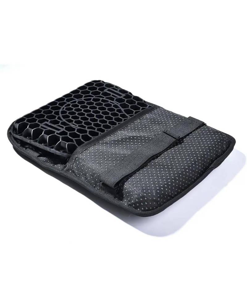 Sitzkissen Motorrad Motorrad-Waben-Gel-Sitzkissen 3D-Mesh-Gewebe Komfortkissen Sitz Motorrad Druckentlastung Atmungsaktiv Motorrad Sitzpolster von NBHGFF