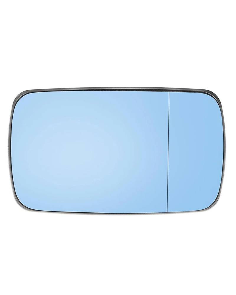 Umkehrlinse Rückfahrglas Spiegel 1 STÜCKE Auto Seite Beheizte Spiegel Glas Rückspiegel Objektiv Links Rechts Für 3 Serie E46 318i 320i 325i 1998-2006 Außenspiegelglas(Blue (R)) von NBHGFF