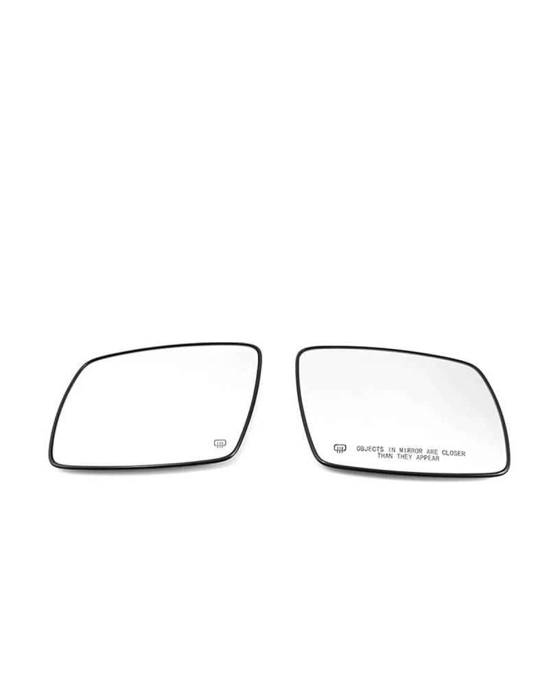 Umkehrlinse Rückfahrglas Spiegel Beheiztes Seitenrückspiegelglas, Beheiztes Spiegelobjektiv Für Dodge Für Journey JCUV 2009-2019 Zubehör Außenspiegelglas(Right and Left) von NBHGFF