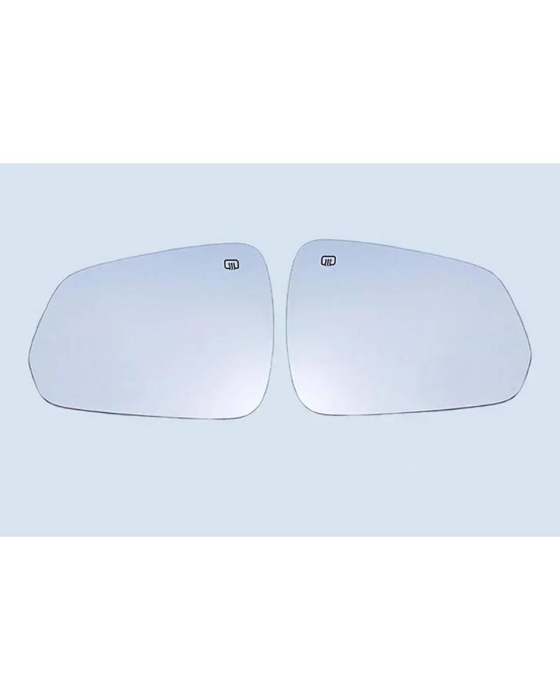 Umkehrlinse Rückfahrglas Spiegel Für Changan Für CS85 Coupe Autozubehör Außenteil Seitenrückspiegelgläser Reflektierende Linse Mit Heizung Toter Winkel Außenspiegelglas(1pcs Left blind Spot) von NBHGFF