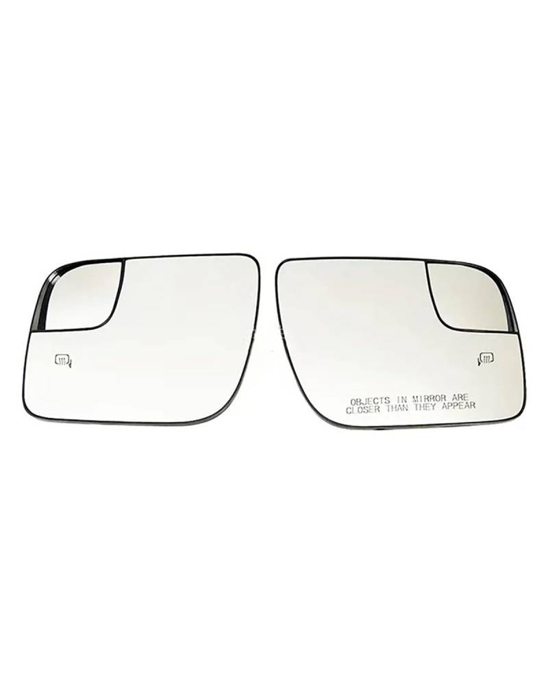 Umkehrlinse Rückfahrglas Spiegel Für Fordes Für Explorer 2011-2019 Zubehör Spiegel Beheizte Seite Spiegel Glas Rückspiegel Objektiv Außenspiegelglas(2Pcs Left and Right) von NBHGFF