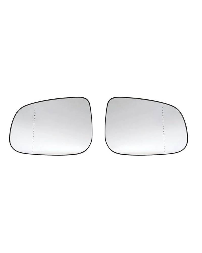 Umkehrlinse Rückfahrglas Spiegel Für S80 S40 V40 Für Jaguar Für XE XF XJ Flügeltür Seitenrückspiegel Beheizte Linse Heizglas Außenspiegelglas(2Pcs Left and Right) von NBHGFF