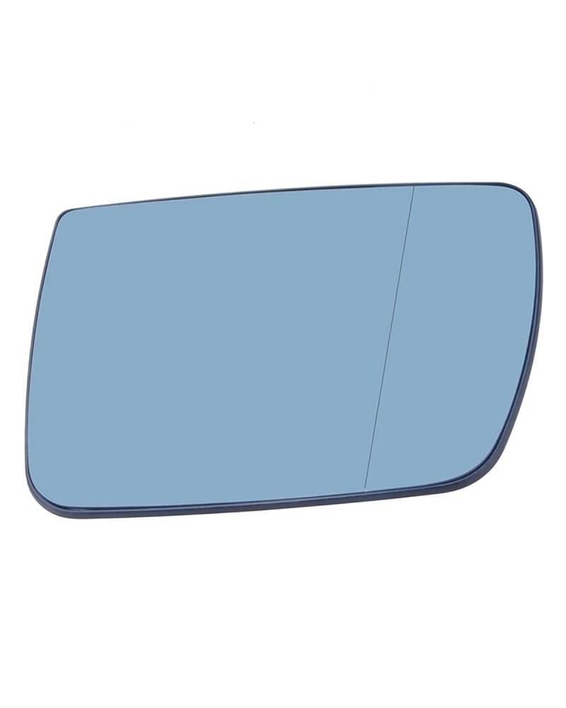 Umkehrlinse Rückfahrglas Spiegel Für X5 E53 1999-2006 Beheiztes Rückspiegelglas Anti-Fog-Flachspiegelobjektiv Seitenflügelspiegelblatt Außenspiegelglas(1PC Blue Left) von NBHGFF