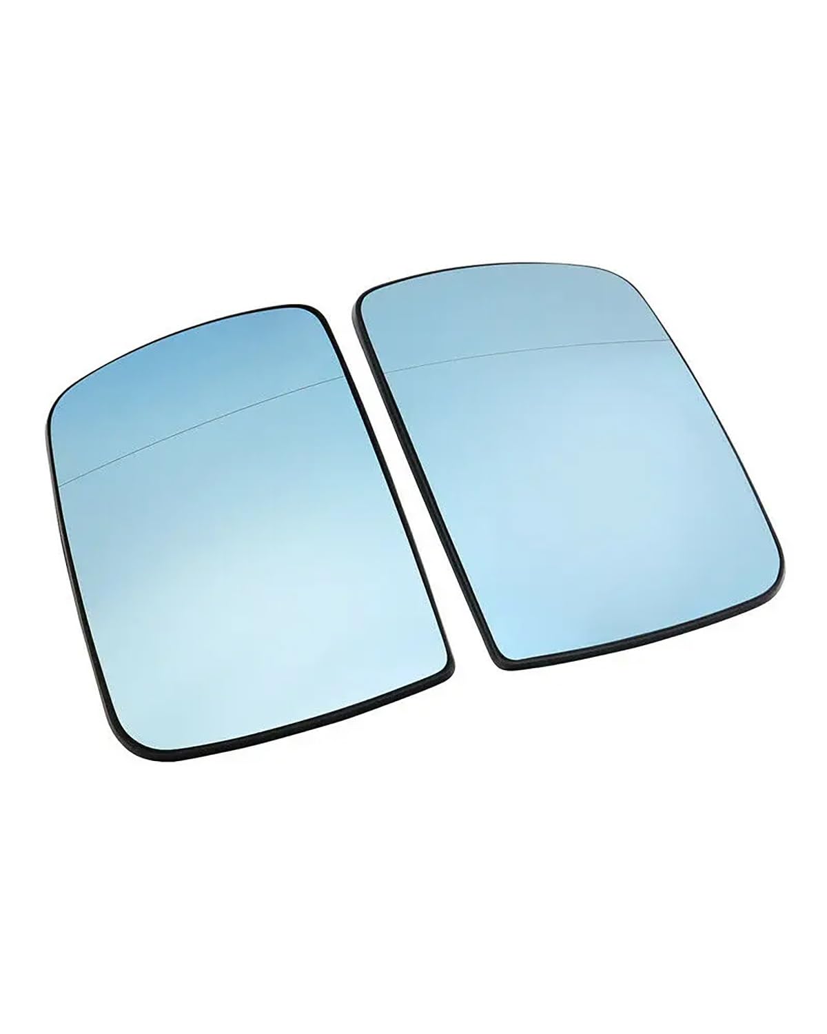 Umkehrlinse Rückfahrglas Spiegel Für X5 E53 1999-2006 Beheiztes Rückspiegelglas Anti-Fog-Flachspiegelobjektiv Seitenflügelspiegelblatt Außenspiegelglas(1Pair Blue) von NBHGFF