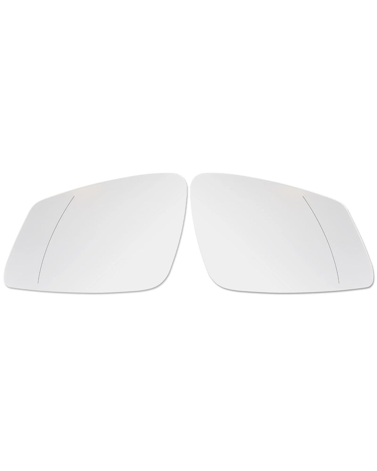 Umkehrlinse Rückfahrglas Spiegel Türrückspiegellinse, Beheiztes Rückspiegelglas Für M-Serie F18 F20 F22 F30 Modelle 2009-2019 Außenspiegelglas(A Pair) von NBHGFF