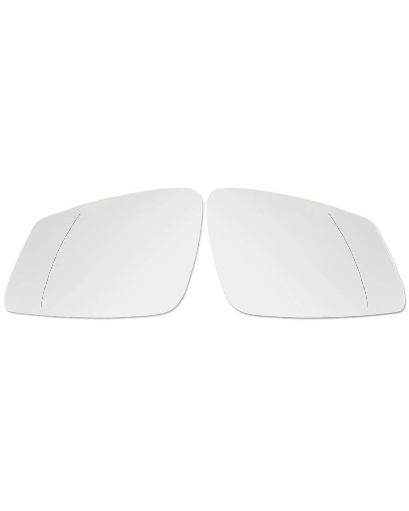 Umkehrlinse Rückfahrglas Spiegel Türrückspiegellinse, Beheiztes Rückspiegelglas Für M-Serie F18 F20 F22 F30 Modelle 2009-2019 Außenspiegelglas(A Pair) von NBHGFF