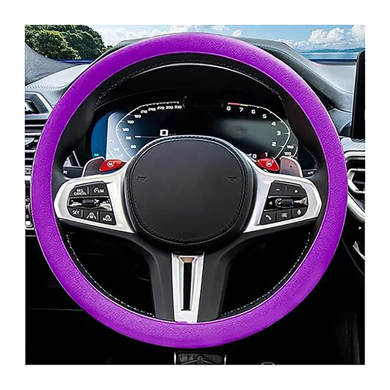 Auto Lenkradbezug, für BMW X3 X5 1 2 3 5 Series Mode Anti-Rutsch-Leder Atmungsaktives Lenkradbezug Anti-Rutsch Atmungsaktives Lenkradschutz Auto,C- D Auto Lenkradbezug, für BMW X3 X5 1 2 3 5 Series Mode Anti-Rutsch-Leder Atmungsaktives Lenkradbezug Anti-Rutsch Atmungsaktives Lenkradschutz Auto,C- D von NBONNXML