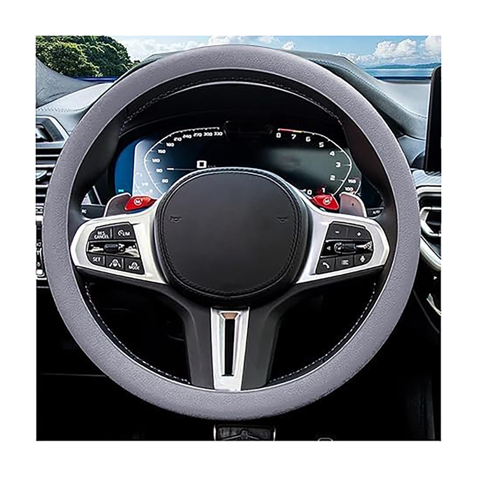 Auto Lenkradbezug, für Dacia for Duster 2024 2025 Mode Anti-Rutsch-Leder Atmungsaktives Lenkradbezug Anti-Rutsch Atmungsaktives Lenkradschutz Auto,A-O Auto Lenkradbezug, für Dacia for Duster 2024 2025 Mode Anti-Rutsch-Leder Atmungsaktives Lenkradbezug Anti-Rutsch Atmungsaktives Lenkradschutz Auto,A-O von NBONNXML