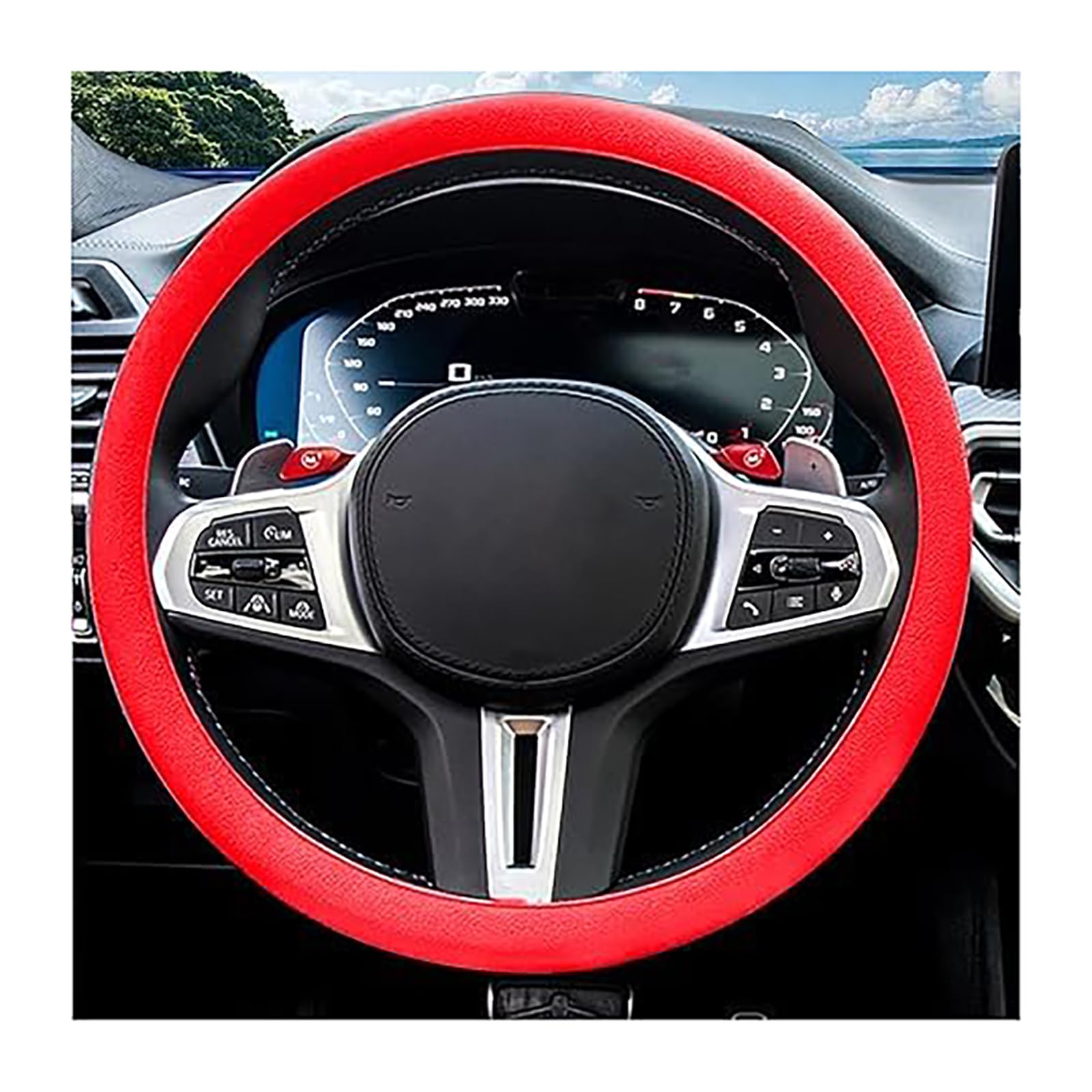 Auto Lenkradbezug, für Ford Focus MK3 2013-2015 Mode Anti-Rutsch-Leder Atmungsaktives Lenkradbezug Anti-Rutsch Atmungsaktives Lenkradschutz Auto,G- D Auto Lenkradbezug, für Ford Focus MK3 2013-2015 Mode Anti-Rutsch-Leder Atmungsaktives Lenkradbezug Anti-Rutsch Atmungsaktives Lenkradschutz Auto,G- D von NBONNXML