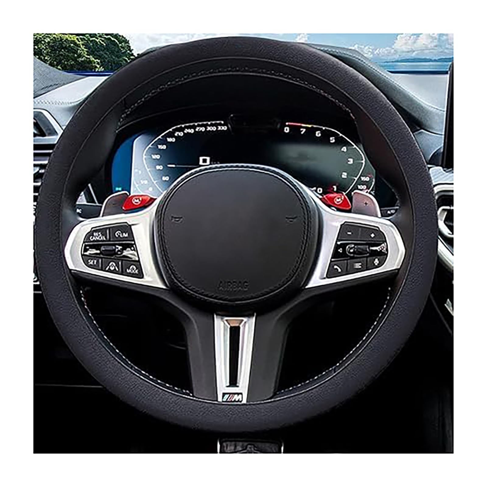 Auto Lenkradbezug, für Opel Combo E 2018-2021 Mode Anti-Rutsch-Leder Atmungsaktives Lenkradbezug Anti-Rutsch Atmungsaktives Lenkradschutz Auto,E- D Auto Lenkradbezug, für Opel Combo E 2018-2021 Mode Anti-Rutsch-Leder Atmungsaktives Lenkradbezug Anti-Rutsch Atmungsaktives Lenkradschutz Auto,E- D von NBONNXML