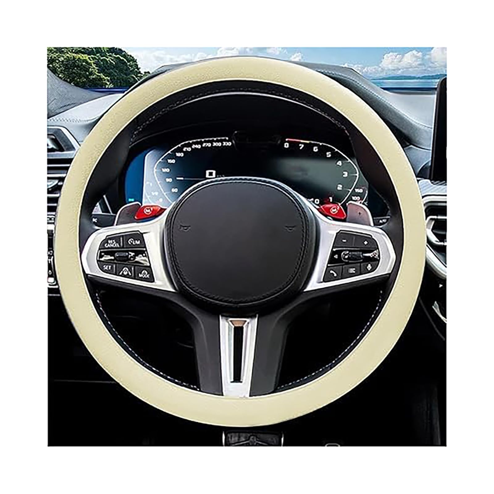 Auto Lenkradbezug, für Volvo XC40 XC 40 Mode Anti-Rutsch-Leder Atmungsaktives Lenkradbezug Anti-Rutsch Atmungsaktives Lenkradschutz Auto,B-O Auto Lenkradbezug, für Volvo XC40 XC 40 Mode Anti-Rutsch-Leder Atmungsaktives Lenkradbezug Anti-Rutsch Atmungsaktives Lenkradschutz Auto,B-O von NBONNXML