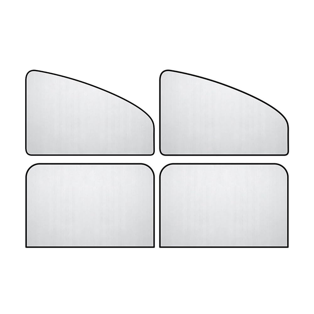 Auto Seitenfenster Sonnenschutz, für FIAT Ducato Citroën Jumper 2006-2021 Privatsphäre undurchsichtig Auto Mesh-Screen-Sonnenschirm UV Schutz Atmungsaktiv,4Pcs von NBVGFGDF