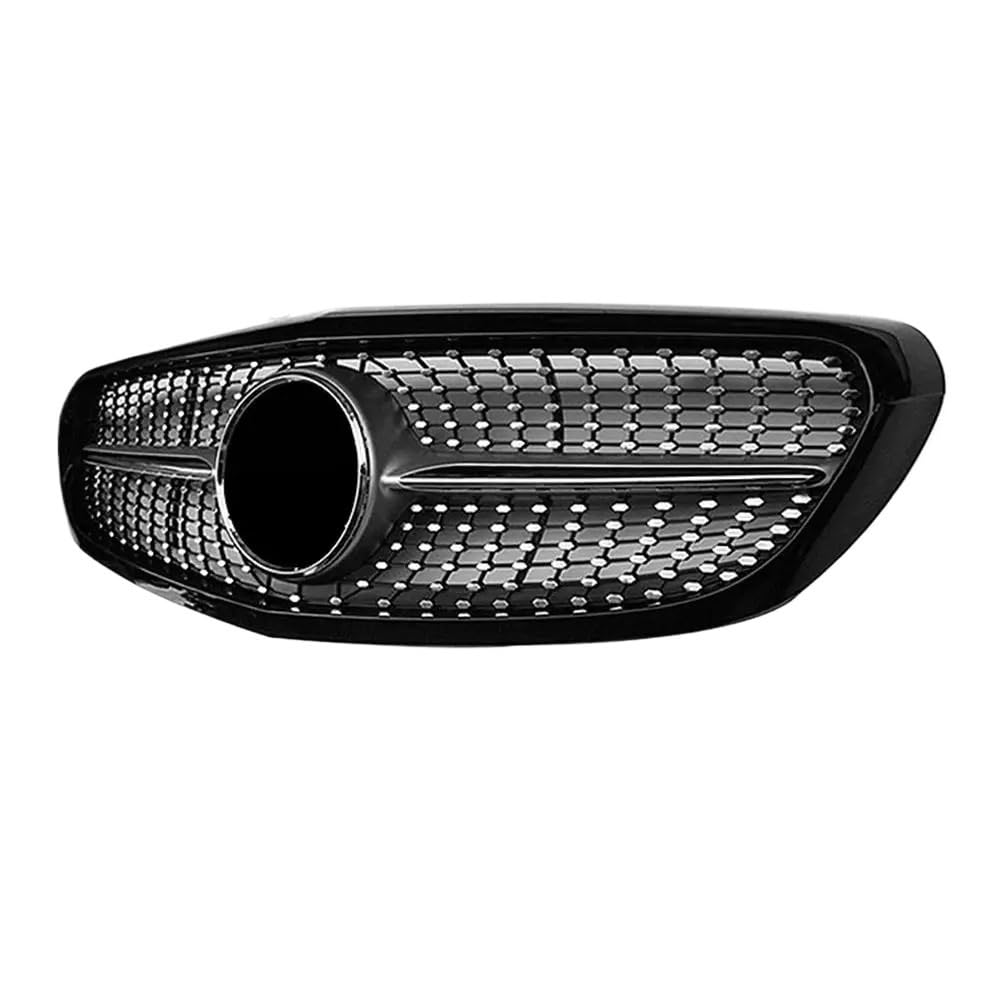 Facelift Frontgrill Stoßstange Grill Haube Mesh Kompatibel for Mercedes Benz C W205 2014-2018 Kombi Elegance Classic(W205 Exclu Black) von NBVTSVBS