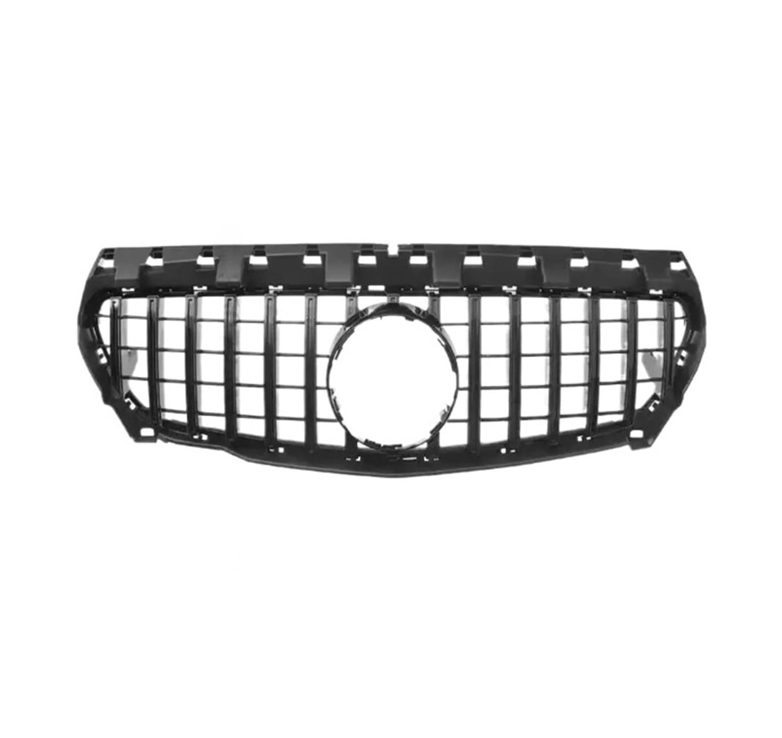 Facelift Tuning Frontgrill Stoßstangengrill GT Diamond Mesh Kompatibel for Mercedes Benz CLA C117 W117 C118 W118 2013-2022 180 200 220 Kompatibel for CLA260(C117 GT Black) von NBVTSVBS