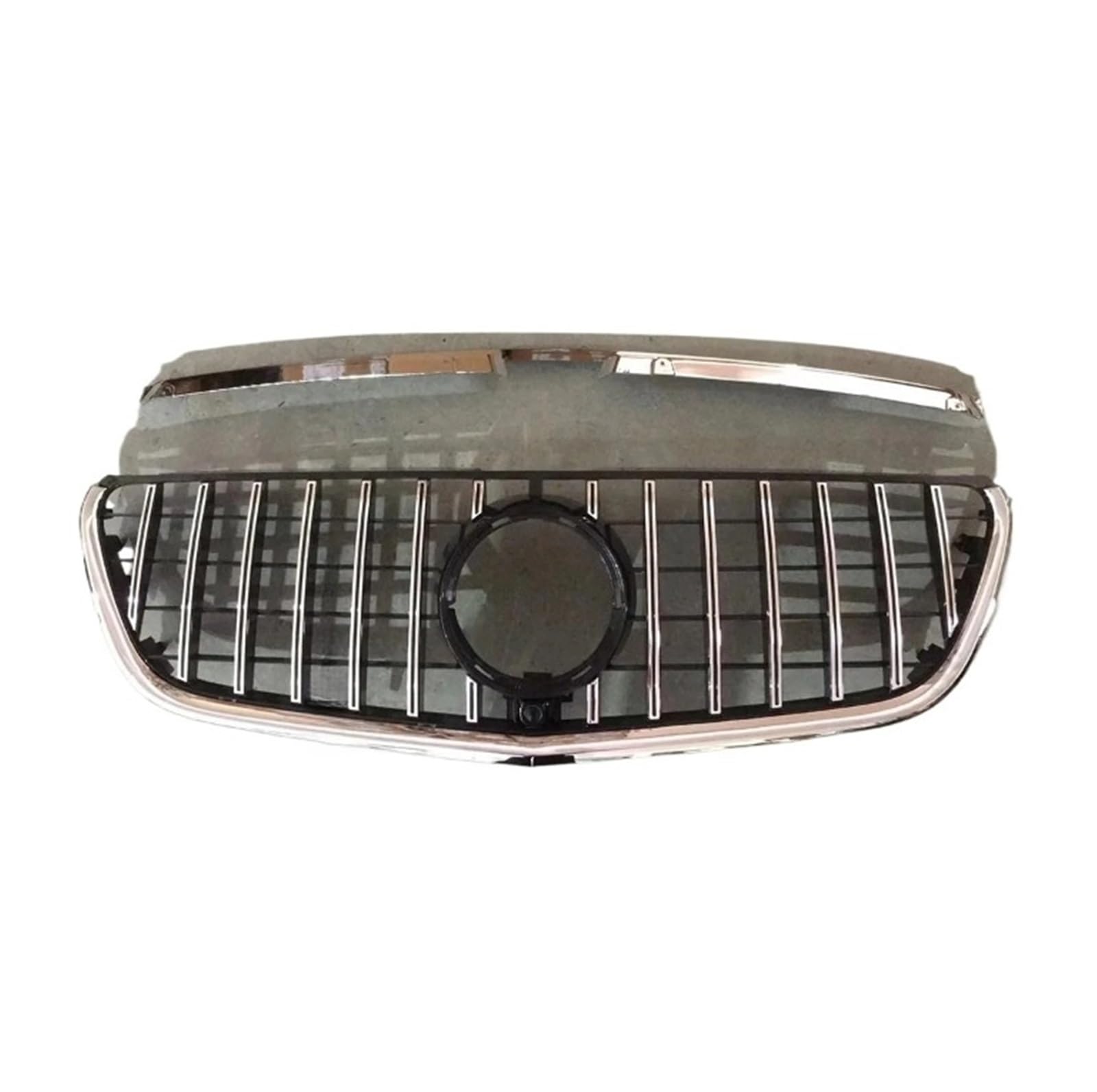 Frontgrill-Einlassgitter for die Stoßstange, Styling-Tuning, kompatibel mit Mercedes W447 2015–2023 GT GTR, Diamant-Stil, Upgrade-Teil(2015-2019 GT Silvery) von NBVTSVBS