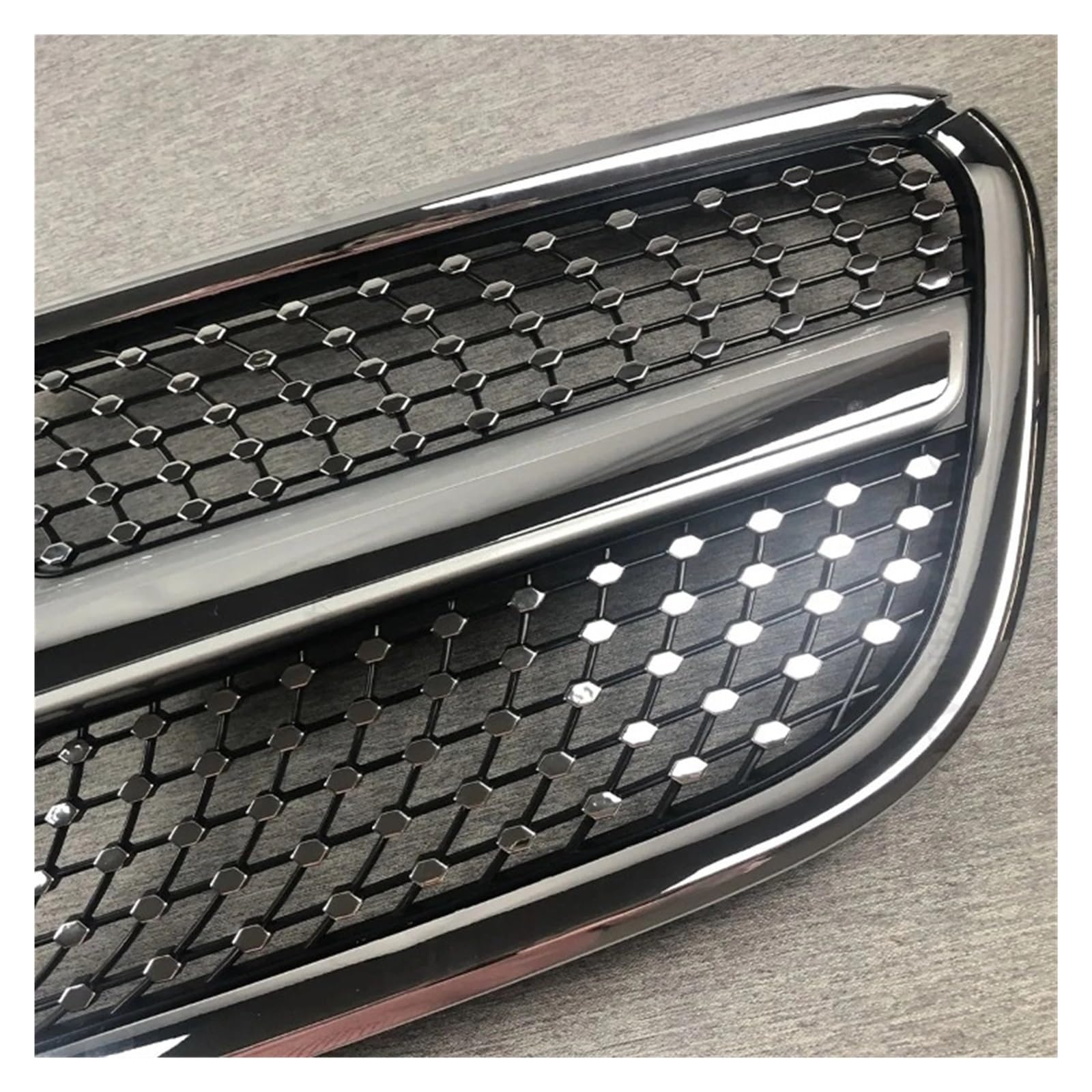 Frontgrill-Einlassgitter for die Stoßstange, Styling-Tuning, kompatibel mit Mercedes W447 2015–2023 GT GTR, Diamant-Stil, Upgrade-Teil(2020-2023 DM Silvery) von NBVTSVBS