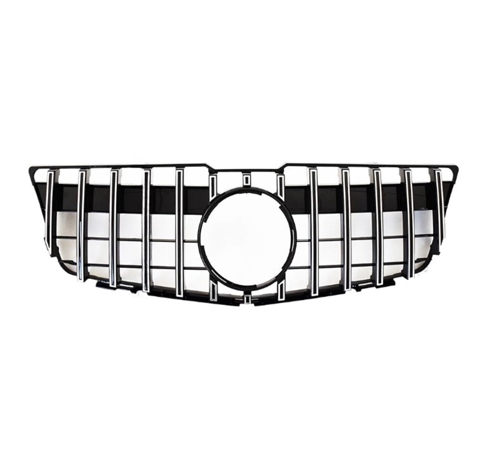 Frontgrill Grill Racing Grill Kompatibel for Mercedes Benz GLK X204 2008-2012 2013-2015 Verkleidung Haube Mesh Tuning(2008-2012 GT Silvery) von NBVTSVBS