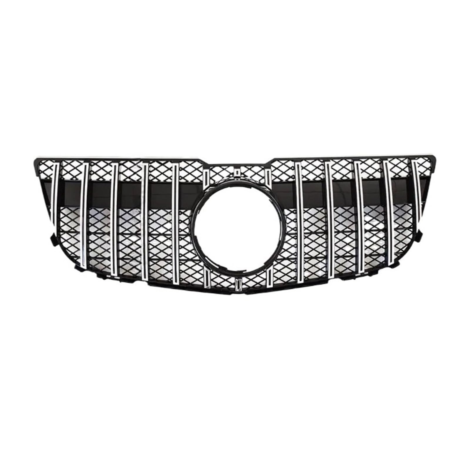 Frontgrill Grill Racing Grill Kompatibel for Mercedes Benz GLK X204 2008-2012 2013-2015 Verkleidung Haube Mesh Tuning(2013-2015 GT Silvery) von NBVTSVBS