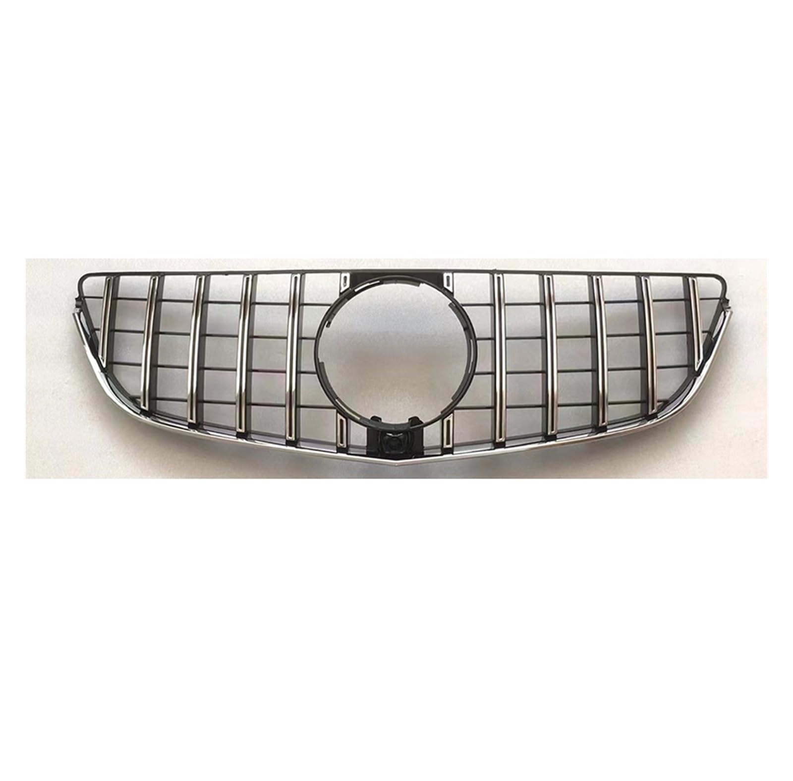 Frontstoßstangengrill Einlassgitter Kühlergrill Racing Grid Facelift Kompatibel for Mercedes C207 W207 A207 E Coupe 2009-2016 Tuning(2013-2016 GT Silvery) von NBVTSVBS