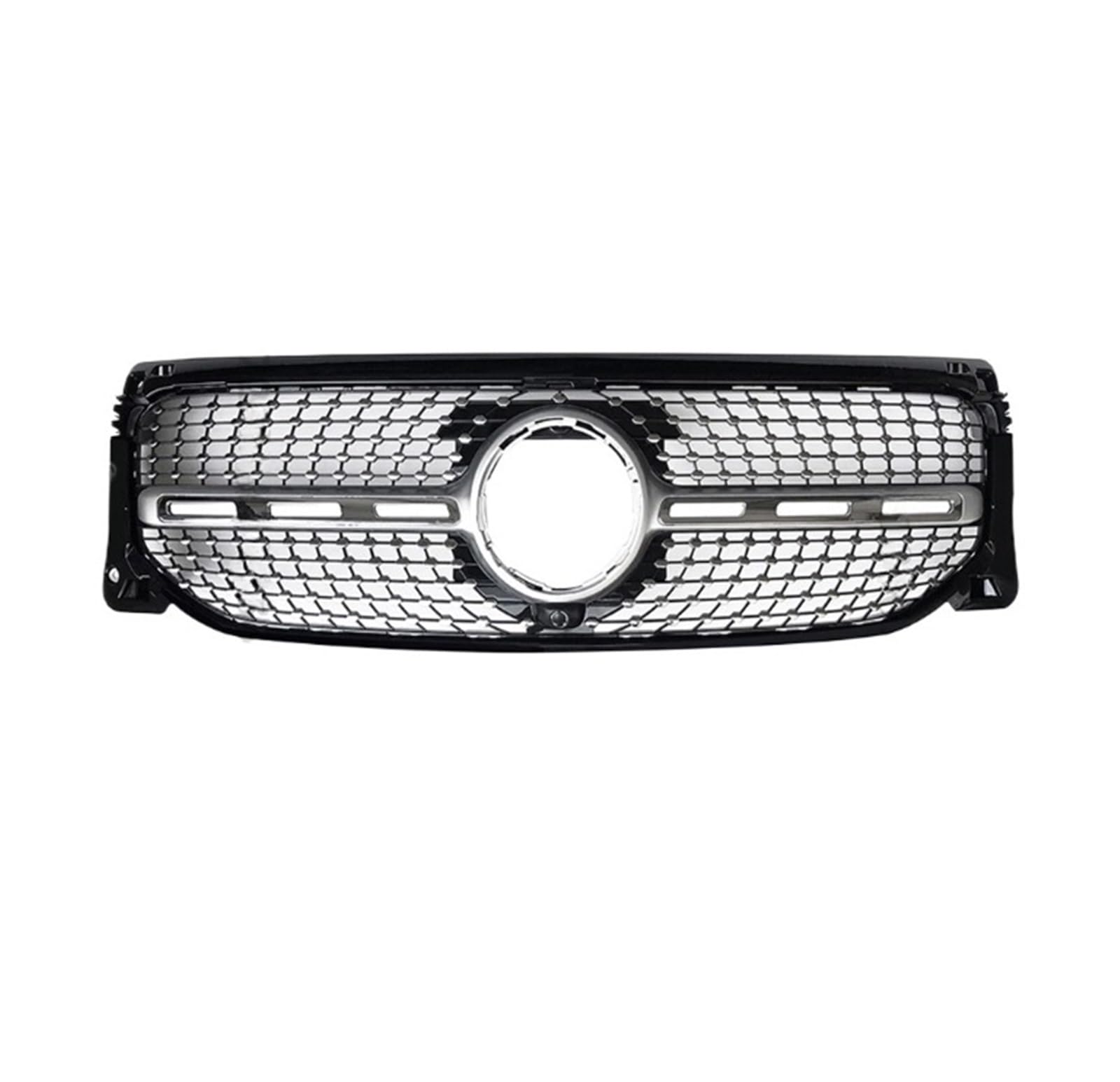 GT Diamond Frontgrill Stoßstangeneinlassgitter Haubengitter Kompatibel for Mercedes Benz GLB X247 W247 2019-2022 220 250 AMG Line Tuning(Diamond Silvery) von NBVTSVBS