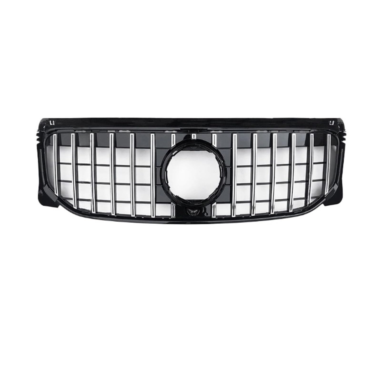 GT Diamond Frontgrill Stoßstangeneinlassgitter Haubengitter Kompatibel for Mercedes Benz GLB X247 W247 2019-2022 220 250 AMG Line Tuning(GT Silvery) von NBVTSVBS