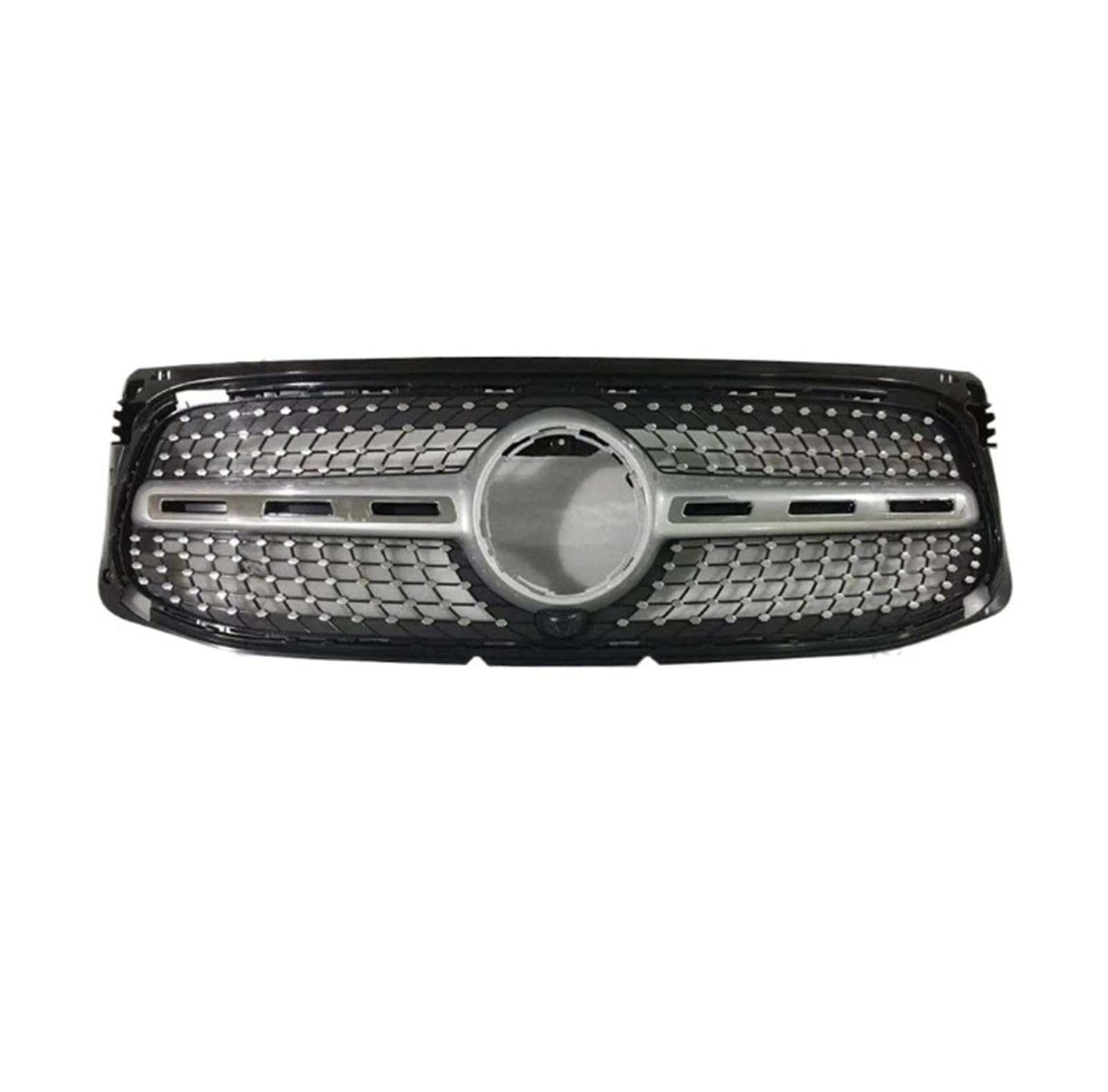 GT Diamond Frontgrill Stoßstangeneinlassgitter Haubengitter Kompatibel for Mercedes Benz GLB X247 W247 2019-2022 220 250 AMG Line Tuning(Sport Diamond Silver) von NBVTSVBS