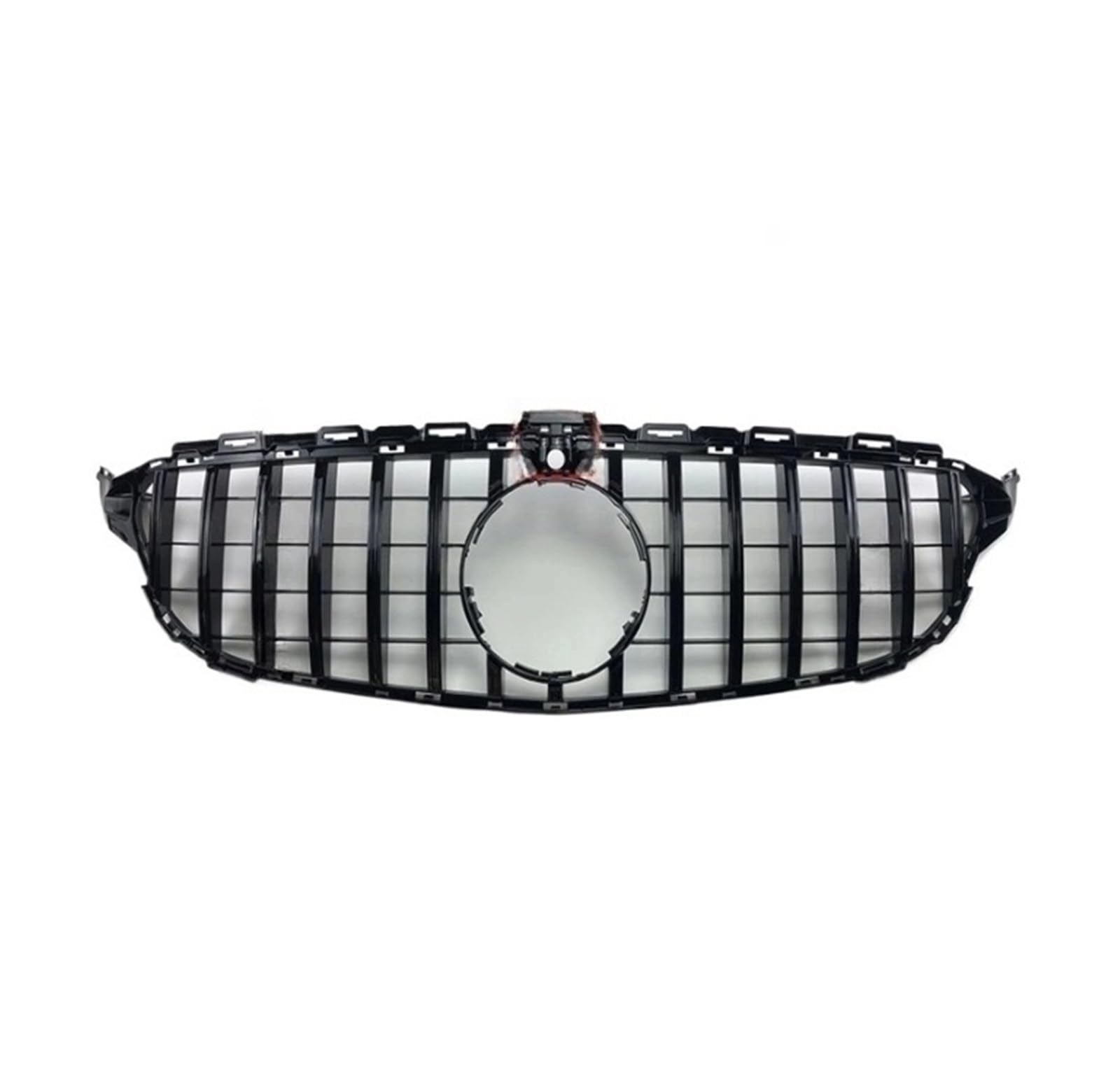 GT Diamond Frontgrill for die Stoßstange, kompatibel mit Mercedes W205 C C205 S205 2014–2021, kompatibel mit C200 C260 C180 C250 C300 AMG Tuning(14-18 GT Black -Cam) von NBVTSVBS