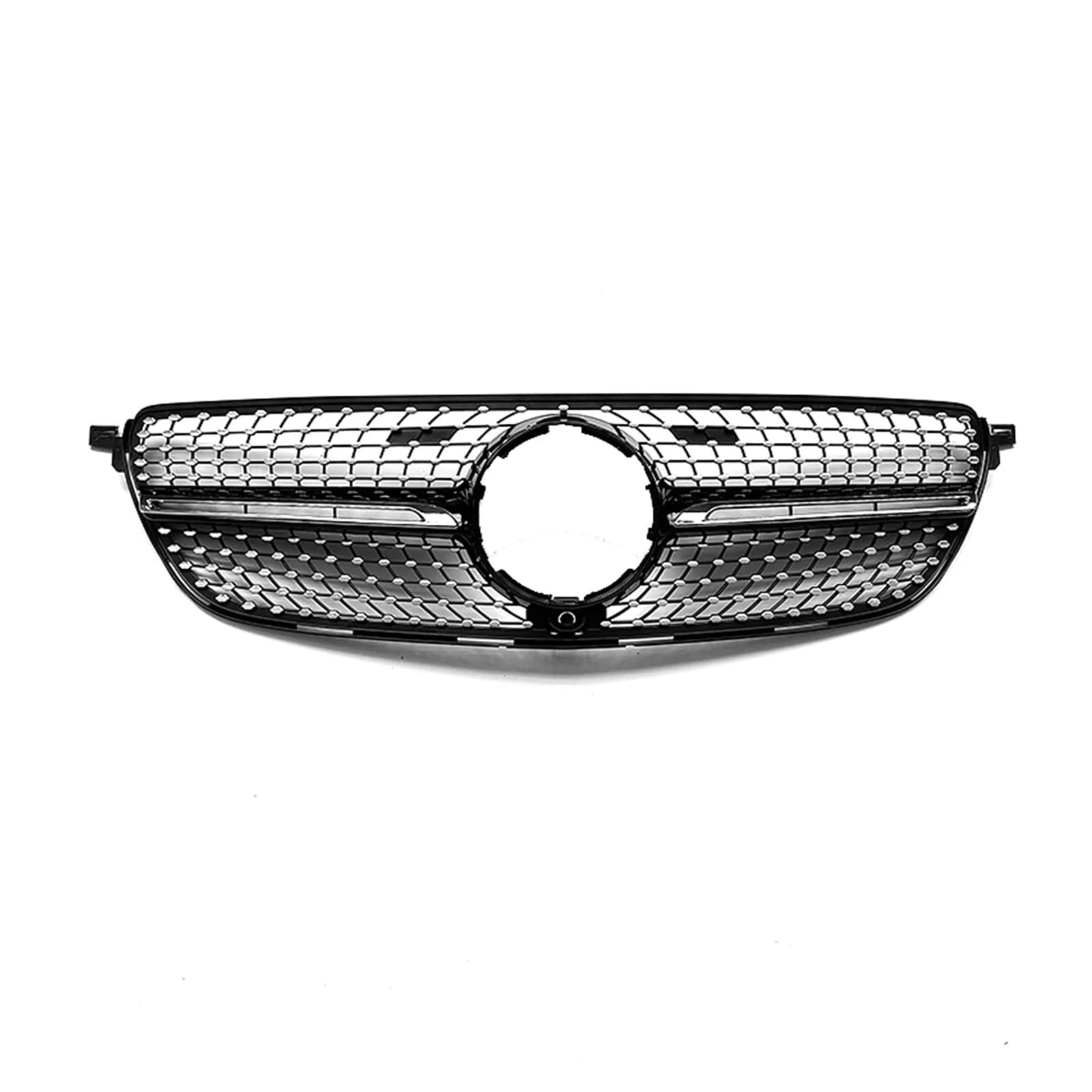 Kompatibel for Mercedes-Benz Klasse W292 C292 Coupe Sport 2015-2019. Kompatibel for GLE350. Schwarzes oberes Stoßstangenhaubengitter. Renngrill. Frontgrillgitter. von NBVTSVBS