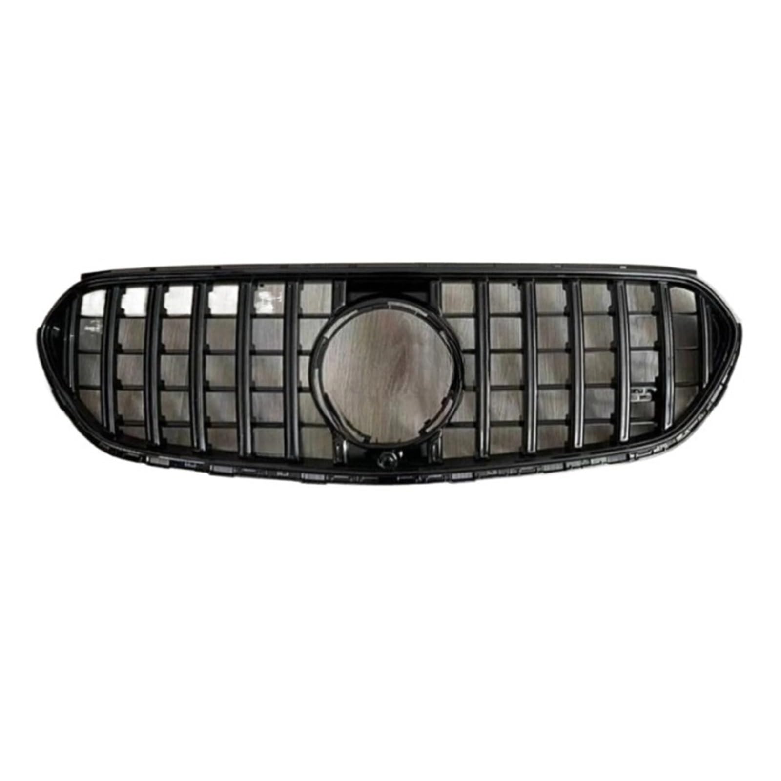 Kompatibel mit Mercedes Benz GLC-Klasse X254 2023 2024+ GT Style Kühlergrill Mesh Grille Cover Sport Edition Normale Version Auto modifizieren(Normal Black) von NBVTSVBS