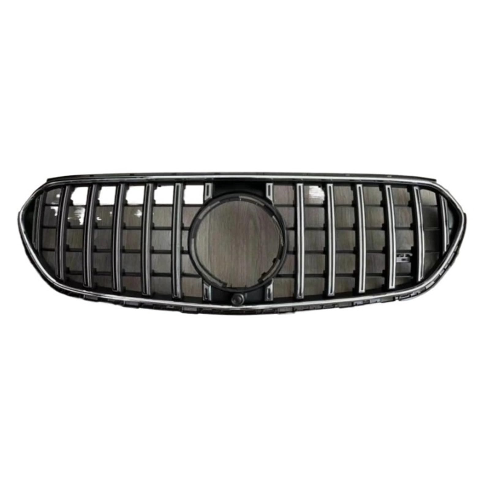 Kompatibel mit Mercedes Benz GLC-Klasse X254 2023 2024+ GT Style Kühlergrill Mesh Grille Cover Sport Edition Normale Version Auto modifizieren(Normal Silver) von NBVTSVBS