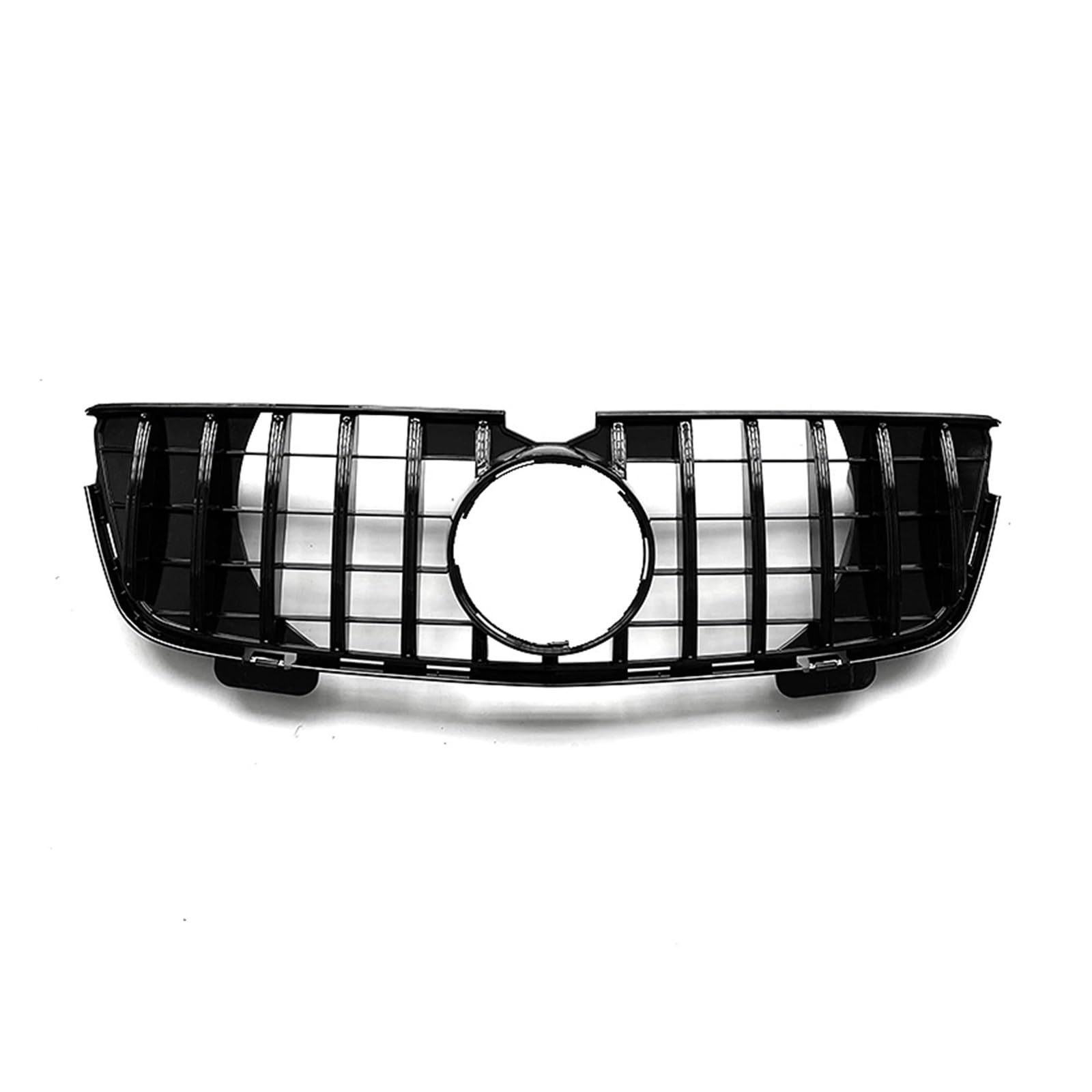 Kühlergrill, oberes Ersatzgitter for die Stoßstange, kompatibel mit Mercedes Benz GL-Klasse X164 GL320 2007–2012 GT G. Kompatibel mit L320 GL450 GL350.(Black1) von NBVTSVBS