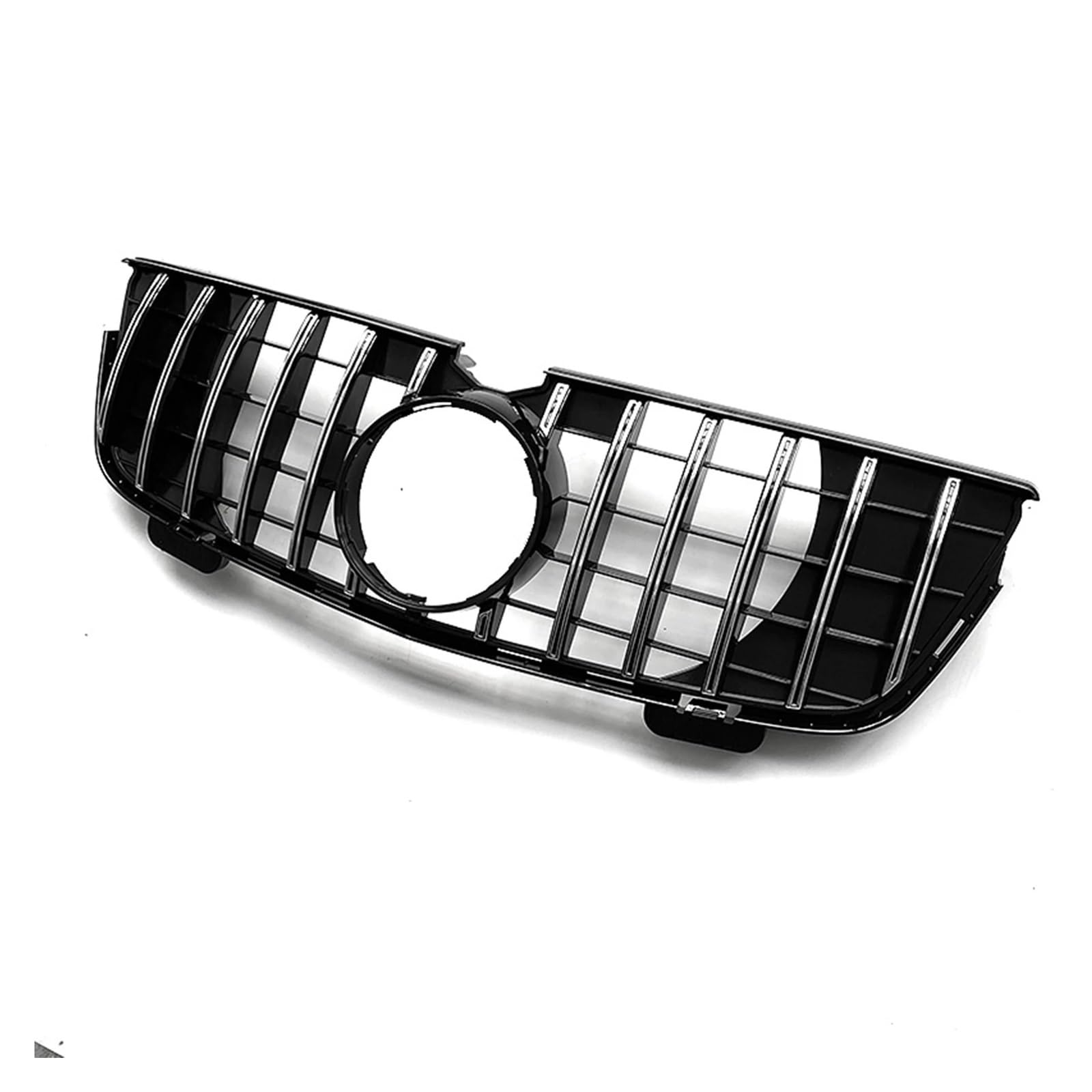 Kühlergrill, oberes Ersatzgitter for die Stoßstange, kompatibel mit Mercedes Benz GL-Klasse X164 GL320 2007–2012 GT G. Kompatibel mit L320 GL450 GL350.(Silver1) von NBVTSVBS