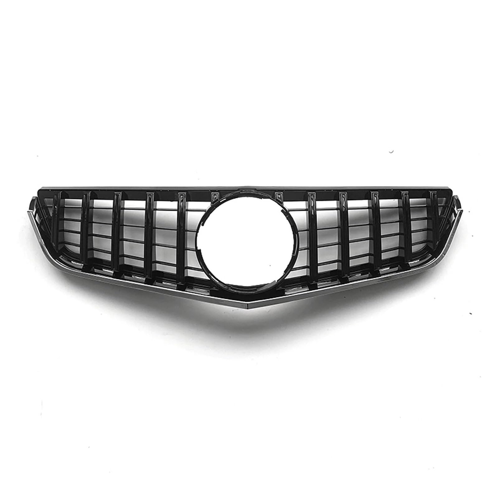 Kühlergrill for die Front, kompatibel mit Mercedes Benz E-Coupe-Klasse W207 C207 2009–2013, 2-türiger GT-Stil, schwarzes Auto, obere Stoßstangenhaube, Gitter-Kit von NBVTSVBS