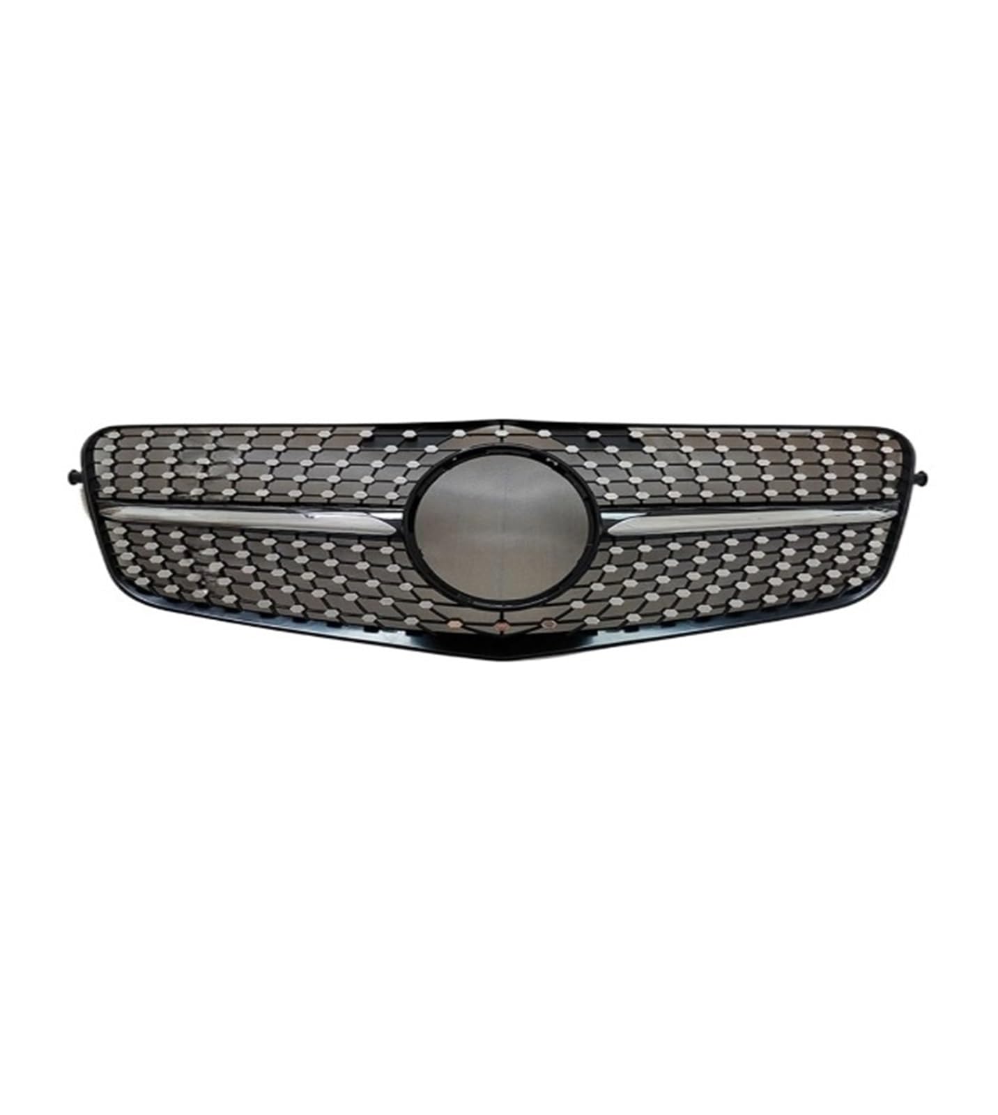 Kühlergrill for die vordere Stoßstange, Netzgitter, Tuning-Zubehör, kompatibel mit Mercedes Benz E-Klasse W212 2009–2015, kompatibel mit E260 E300 E350 E200 GT Diamond Grill(09-12 Diamond Black) von NBVTSVBS