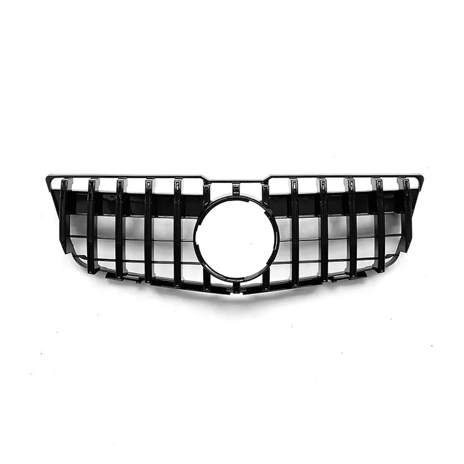 Renngrills Kompatibel for Mercedes Benz GLK X204 2013-2015 Kompatibel for GLK250 GLK300 GLK350 GLK400 GT Style Frontgrill Obere Stoßstangenhaube Maschengitter(Black1) von NBVTSVBS