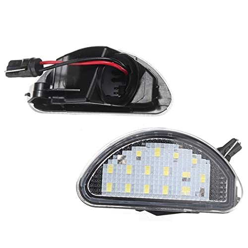 NC 2 Stück 15 SMD LED Auto Auto Nummernschild Licht Lampe Weiß 6000K Für T-oyota Aygo MK I 2005-2014 DIY Zubehör Teile von NC